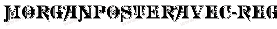 MorganPosterAvec-Regular字体转换