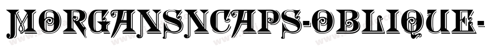 MorganSnCaps-Oblique字体转换