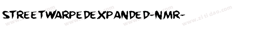 StreetWarpedExpanded-nMR字体转换