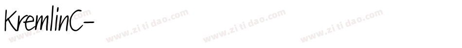 KremlinC字体转换