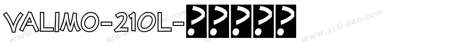 Valimo-21Ol字体转换