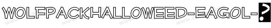 WolfpackHalloweed-EaGOl字体转换