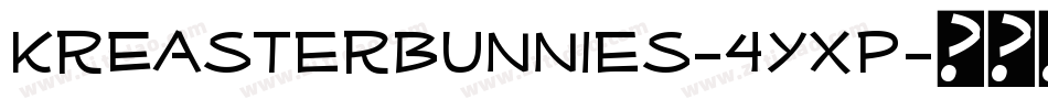 KrEasterBunnies-4yXp字体转换