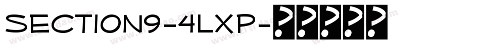 Section9-4lXp字体转换