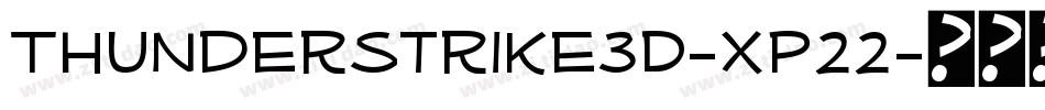 Thunderstrike3D-Xp22字体转换