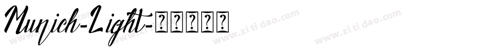 Munich-Light字体转换