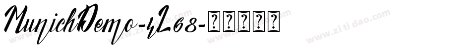 MunichDemo-rL68字体转换