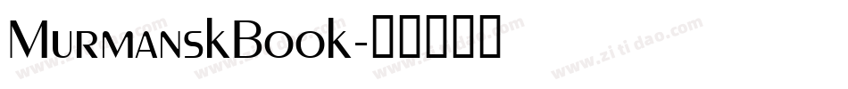 MurmanskBook字体转换