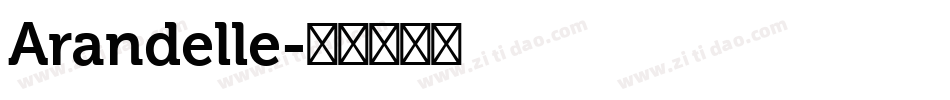 Arandelle字体转换