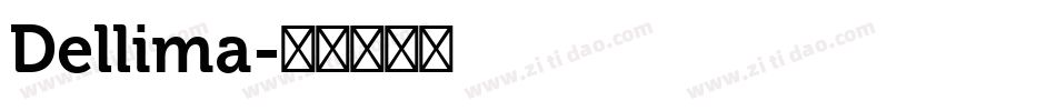 Dellima字体转换