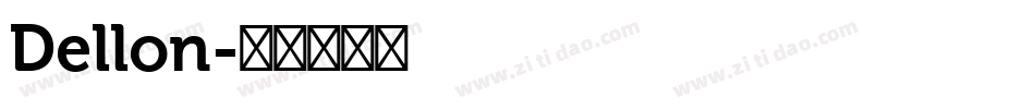 Dellon字体转换