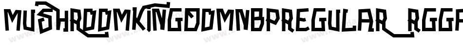 MushroomKingdomNbpRegular-RGGA字体转换