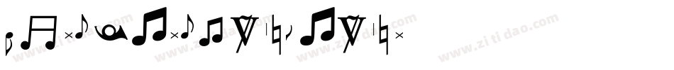 Pi-Rho-Runestones字体转换