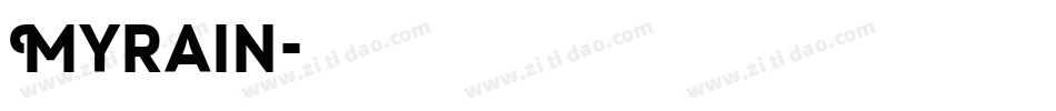 Myrain字体转换