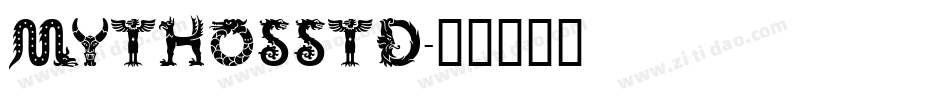 MythosStd字体转换