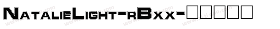 NatalieLight-rBxx字体转换