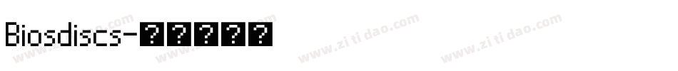 Biosdiscs字体转换