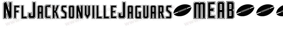 NflJacksonvilleJaguars-MEAB字体转换