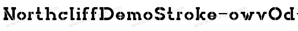 NorthcliffDemoStroke-owvOd字体转换