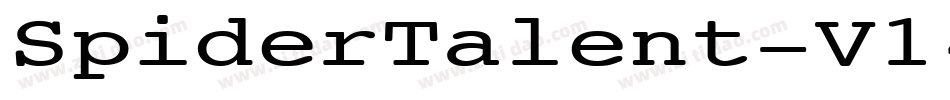 SpiderTalent-V140字体转换