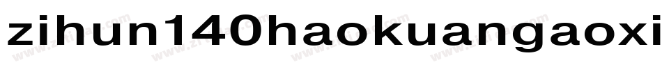 zihun140haokuangaoxingshu字体字体转换
