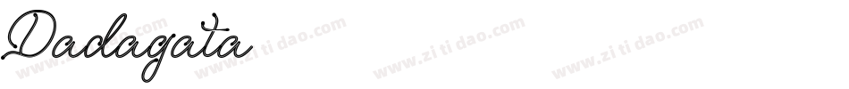 Dadagata字体转换
