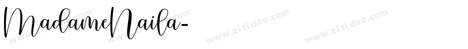 MadameNaila字体转换