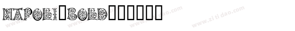 Napoli-Bold字体转换
