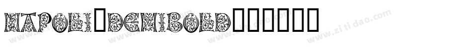 Napoli-DemiBold字体转换
