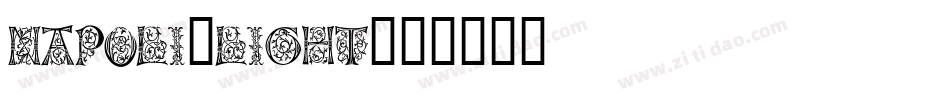 Napoli-Light字体转换
