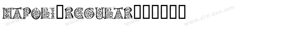 Napoli-Regular字体转换