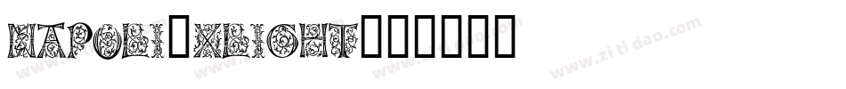 Napoli-Xlight字体转换