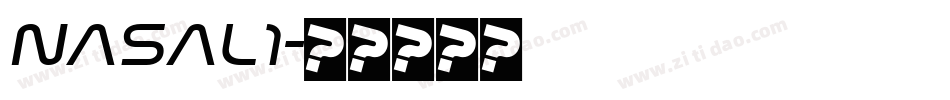 NASAL1字体转换