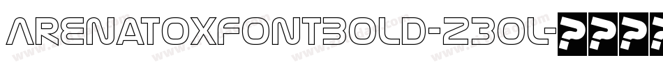 ArenatoxFontBold-23ol字体转换