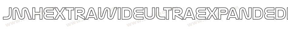 JmhextrawideUltraexpandedregul-10OL字体转换