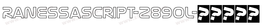 RanessaScript-z89ol字体转换