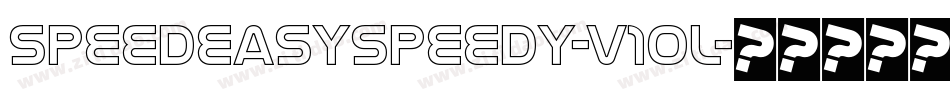 SpeedeasySpeedy-V1Ol字体转换