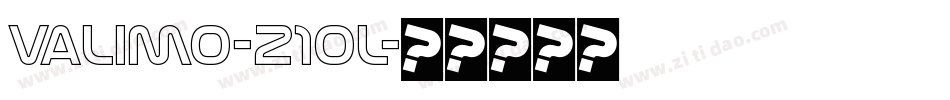 Valimo-21Ol字体转换