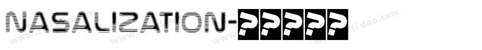Nasalization字体转换