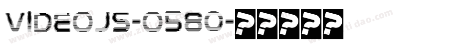 Videojs-o580字体转换