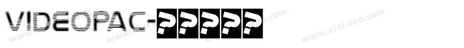 Videopac字体转换