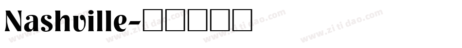 Nashville字体转换