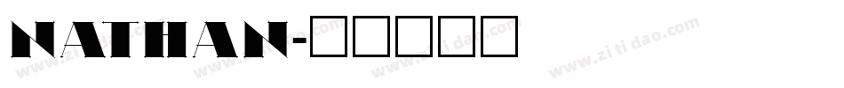 NATHAN字体转换