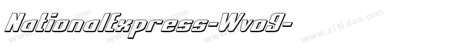 NationalExpress-Wvo9字体转换