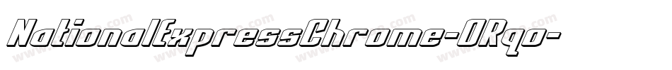NationalExpressChrome-ORqo字体转换