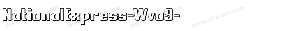 NationalExpress-Wvo9字体转换