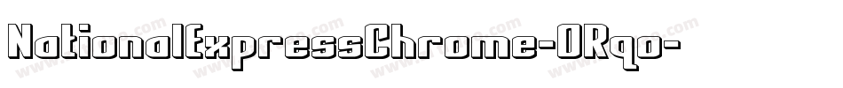 NationalExpressChrome-ORqo字体转换