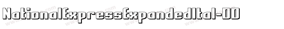 NationalExpressExpandedItal-DDJx字体转换