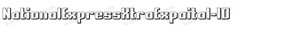 NationalExpressXtraExpaital-lD8D字体转换