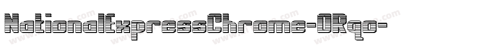 NationalExpressChrome-ORqo字体转换